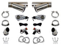 Granatelli Motor Sports Electronic Exhaust Cutout Kit 307525K - Stainless Steel Weld-In - 2.50"
