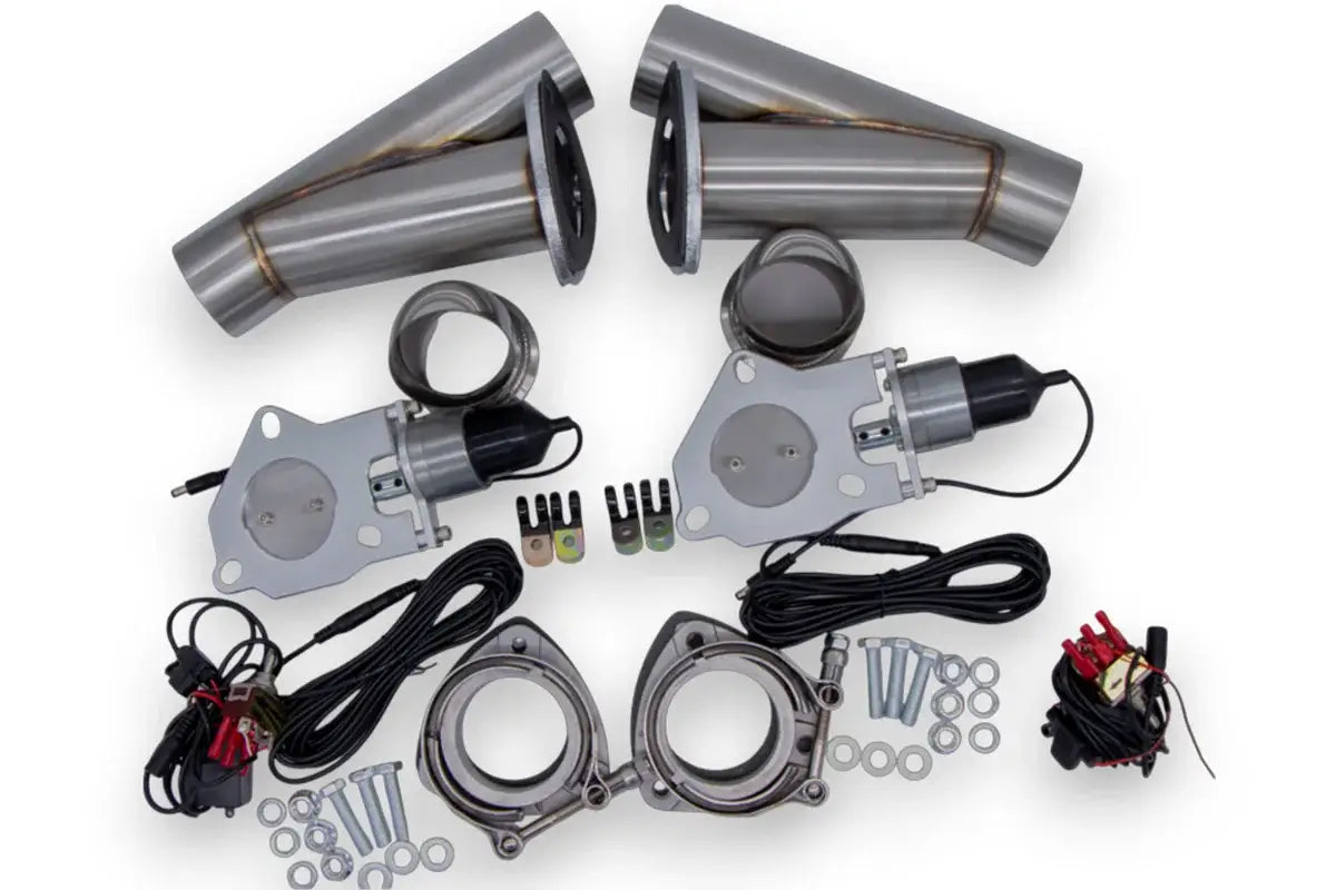 Granatelli Motor Sports Electronic Exhaust Cutout Kit 307525K - Stainless Steel Weld-In - 2.50"